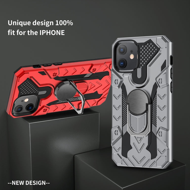 For iPhone 12 mini Iron Knight Series 2 in 1 PC + TPU Phone Case with Ring Holder