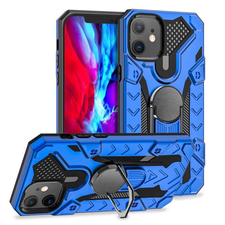 For iPhone 12 mini Iron Knight Series 2 in 1 PC + TPU Phone Case with Ring Holder