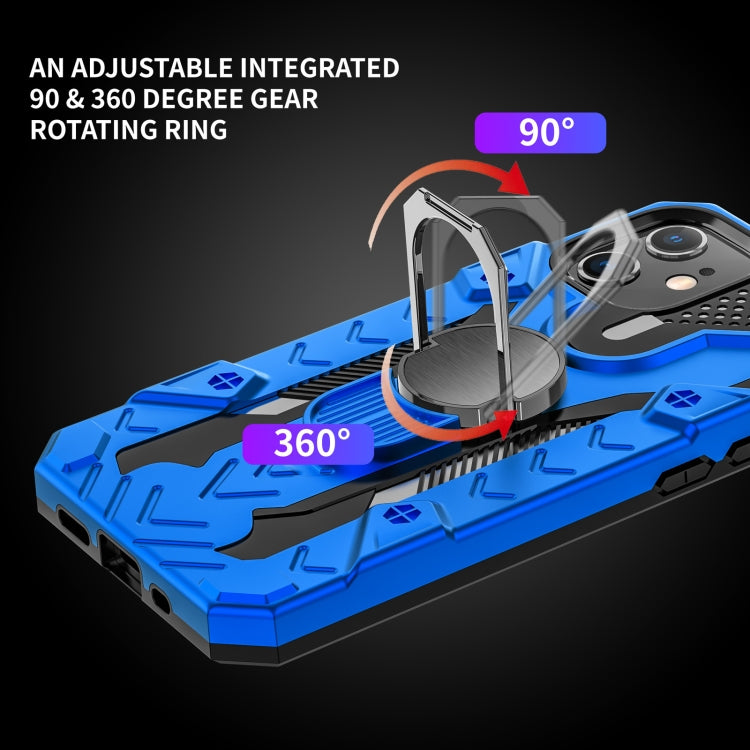 For iPhone 12 mini Iron Knight Series 2 in 1 PC + TPU Phone Case with Ring Holder