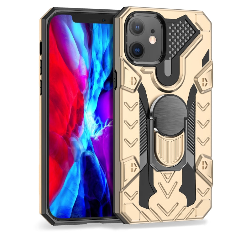 For iPhone 12 mini Iron Knight Series 2 in 1 PC + TPU Phone Case with Ring Holder