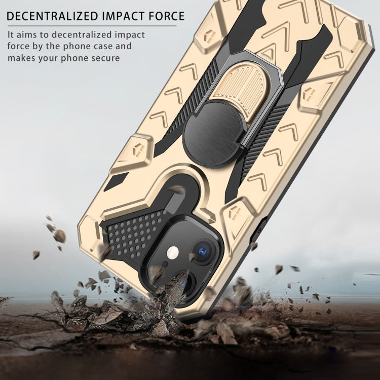 For iPhone 12 mini Iron Knight Series 2 in 1 PC + TPU Phone Case with Ring Holder