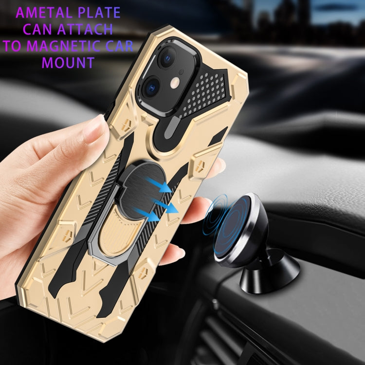For iPhone 12 mini Iron Knight Series 2 in 1 PC + TPU Phone Case with Ring Holder