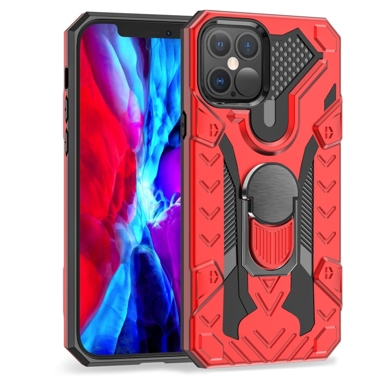 For iPhone 12 / 12 Pro Iron Knight Series 2 in 1 PC + TPU Phone Case with Ring Holder