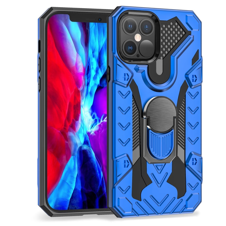 For iPhone 12 / 12 Pro Iron Knight Series 2 in 1 PC + TPU Phone Case with Ring Holder