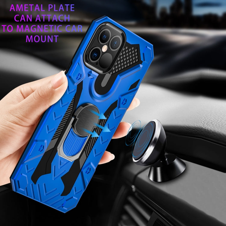 For iPhone 12 / 12 Pro Iron Knight Series 2 in 1 PC + TPU Phone Case with Ring Holder