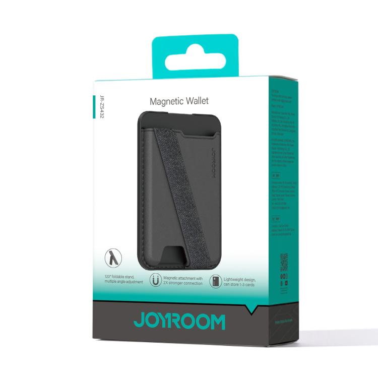 JOYROOM JR-ZS432 MagSafe Wallet Phone Holder - Black