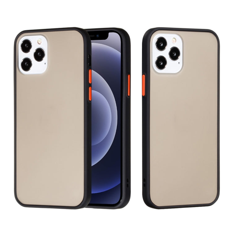 For iPhone 12 mini Skin Hand Feeling Series Shockproof Frosted PC+ TPU Protective Case