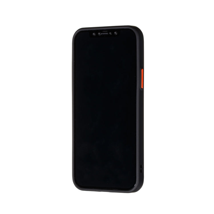 For iPhone 12 mini Skin Hand Feeling Series Shockproof Frosted PC+ TPU Protective Case