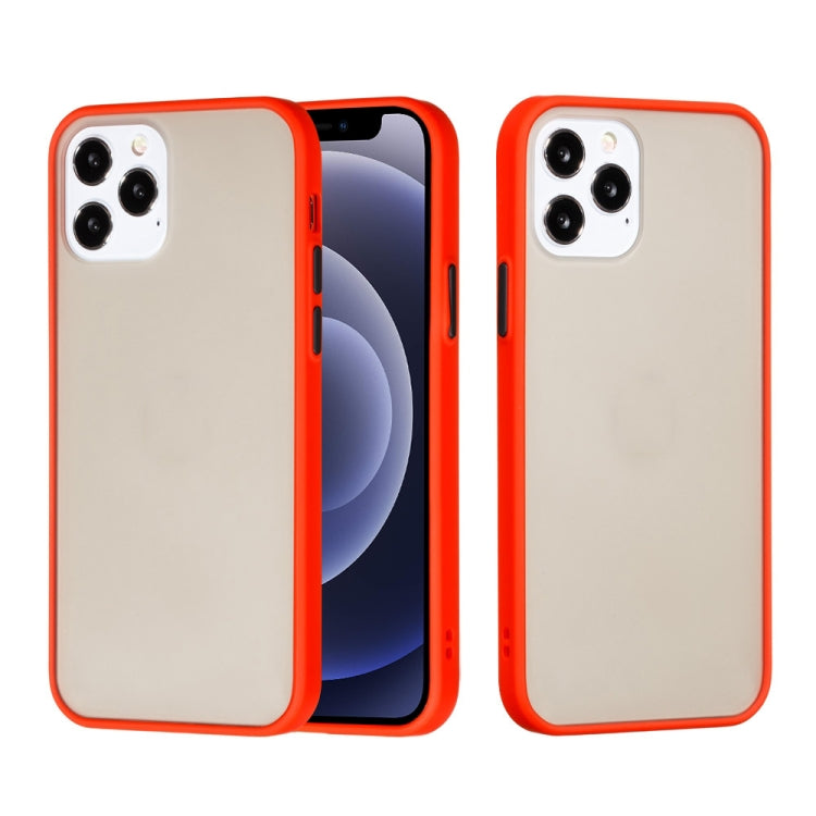 For iPhone 12 mini Skin Hand Feeling Series Shockproof Frosted PC+ TPU Protective Case