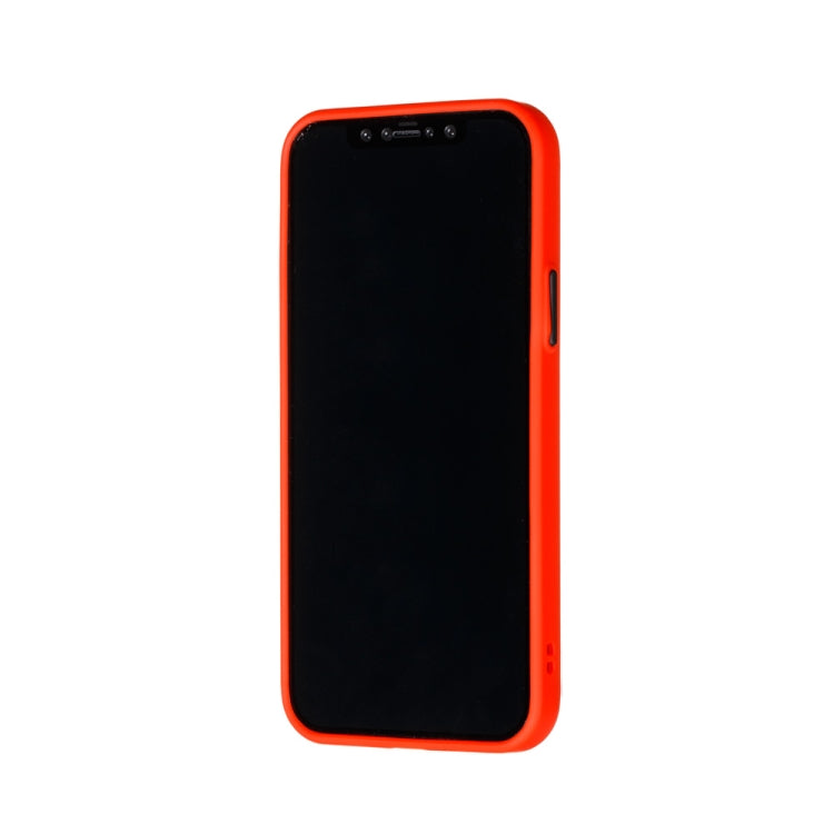 For iPhone 12 mini Skin Hand Feeling Series Shockproof Frosted PC+ TPU Protective Case