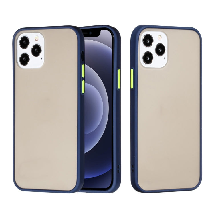 For iPhone 12 mini Skin Hand Feeling Series Shockproof Frosted PC+ TPU Protective Case