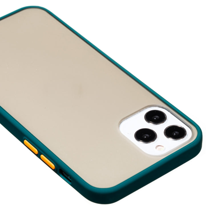 For iPhone 12 mini Skin Hand Feeling Series Shockproof Frosted PC+ TPU Protective Case