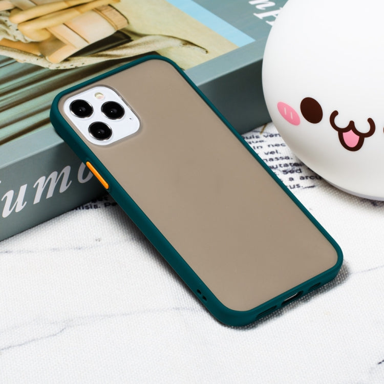 For iPhone 12 mini Skin Hand Feeling Series Shockproof Frosted PC+ TPU Protective Case