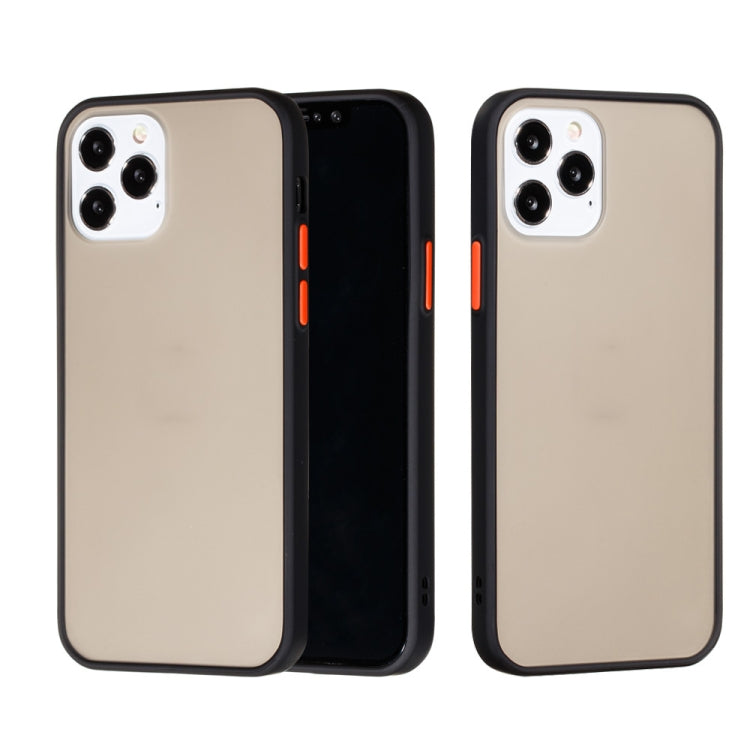 For iPhone 12 / 12 Pro Skin Hand Feeling Series Shockproof Frosted PC+ TPU Protective Case