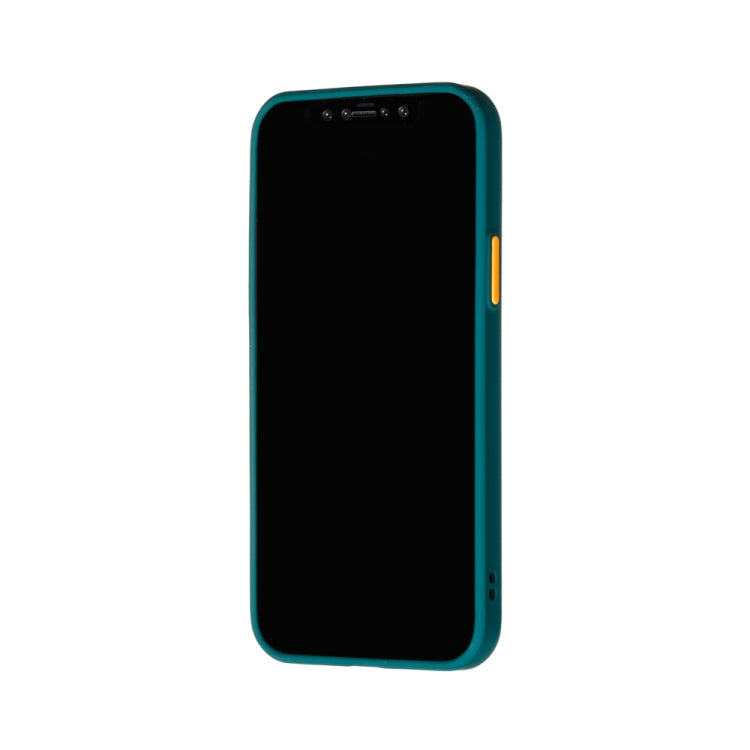 For iPhone 12 / 12 Pro Skin Hand Feeling Series Shockproof Frosted PC+ TPU Protective Case