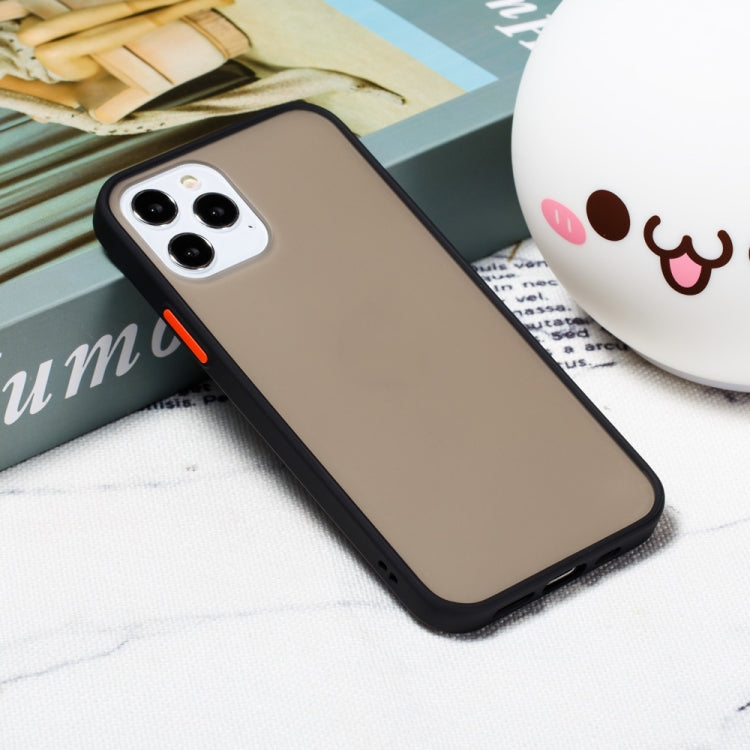 For iPhone 12 Pro Max Skin Hand Feeling Series Shockproof Frosted PC+ TPU Protective Case