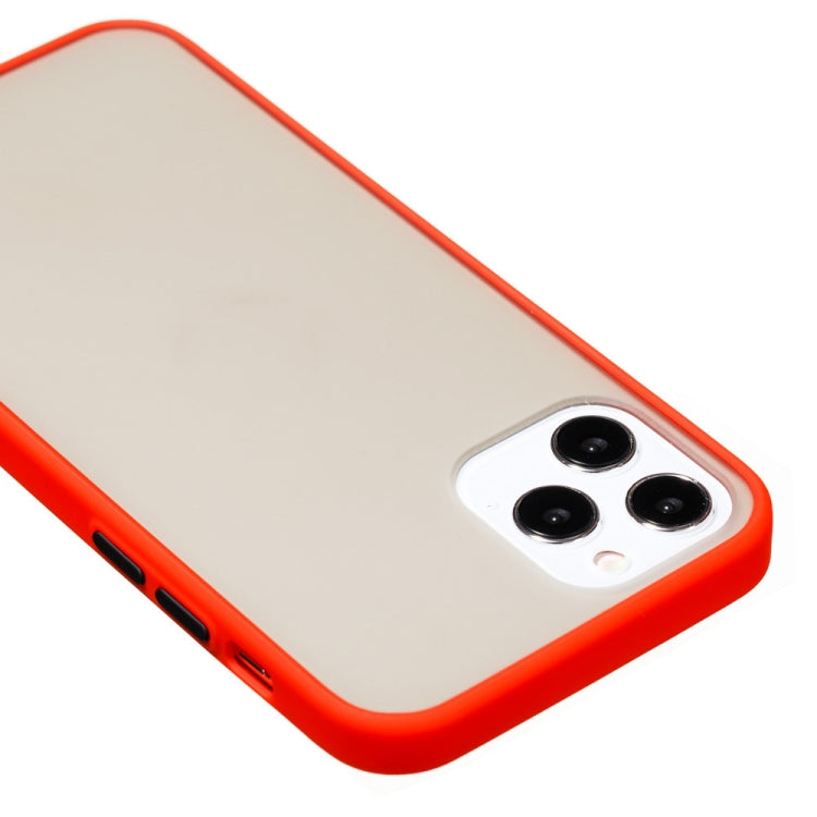For iPhone 12 Pro Max Skin Hand Feeling Series Shockproof Frosted PC+ TPU Protective Case