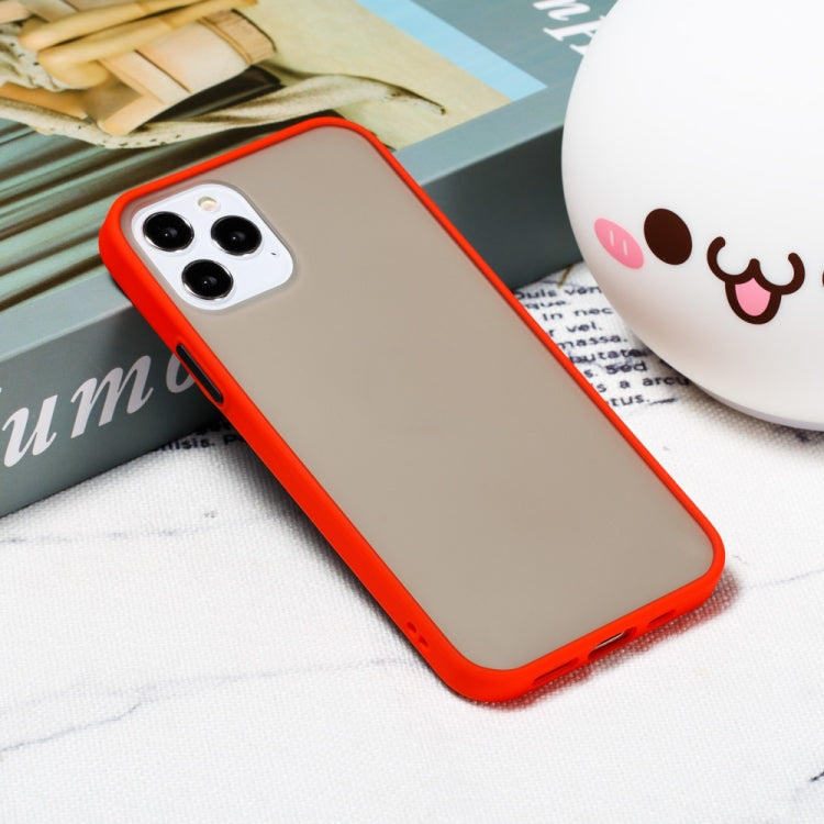 For iPhone 12 Pro Max Skin Hand Feeling Series Shockproof Frosted PC+ TPU Protective Case