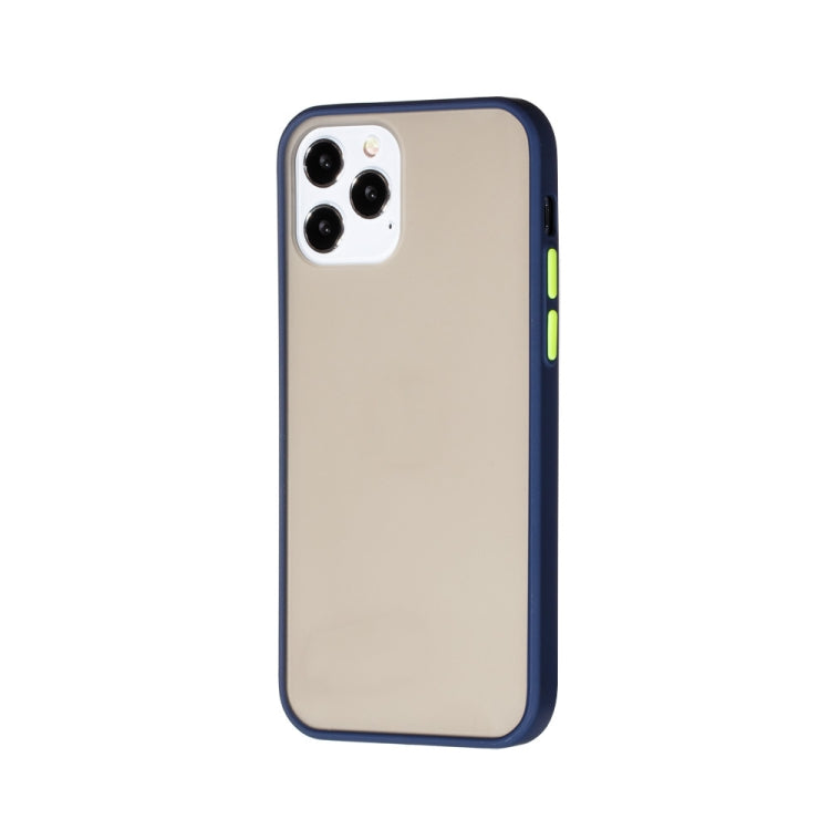 For iPhone 12 Pro Max Skin Hand Feeling Series Shockproof Frosted PC+ TPU Protective Case