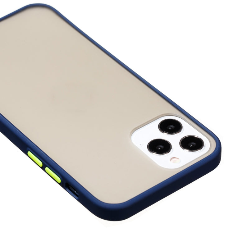 For iPhone 12 Pro Max Skin Hand Feeling Series Shockproof Frosted PC+ TPU Protective Case