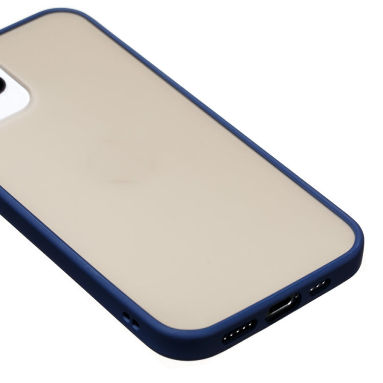 For iPhone 12 Pro Max Skin Hand Feeling Series Shockproof Frosted PC+ TPU Protective Case