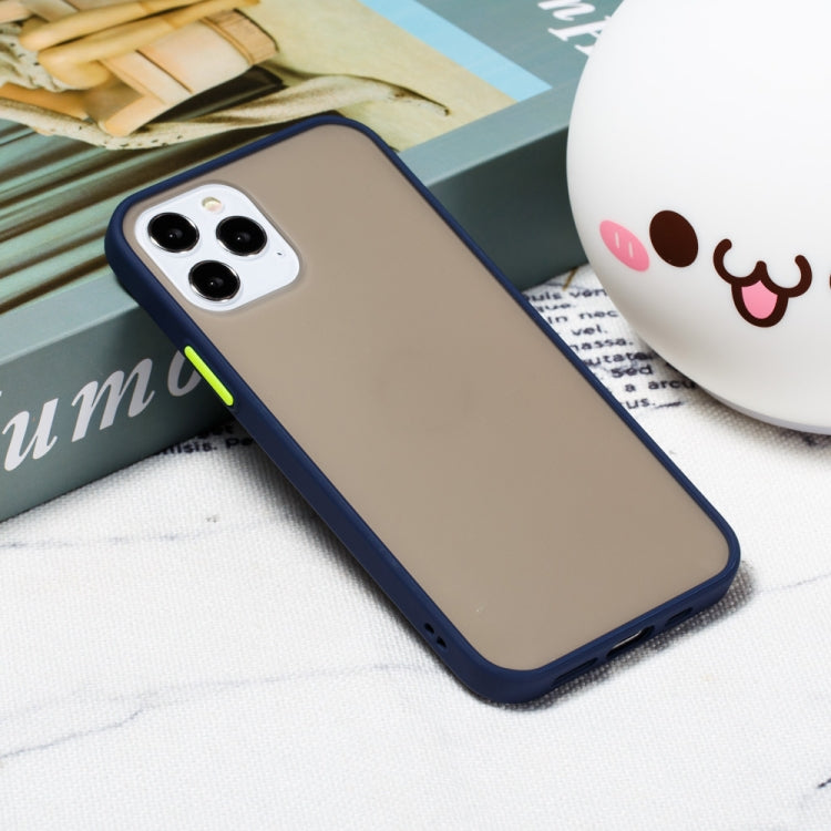 For iPhone 12 Pro Max Skin Hand Feeling Series Shockproof Frosted PC+ TPU Protective Case