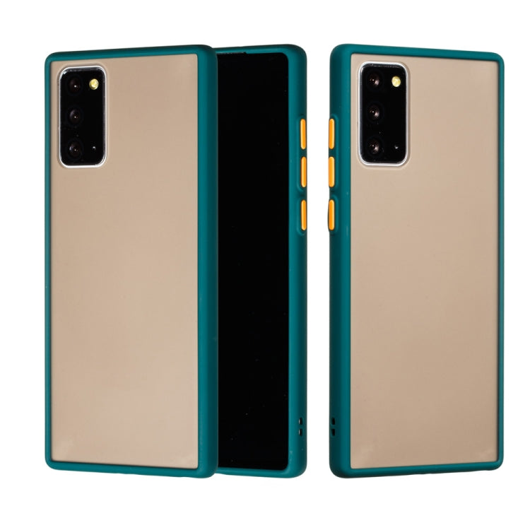 For Samsung Galaxy Note20 Skin Hand Feeling Series Shockproof Frosted PC+ TPU Protective Case