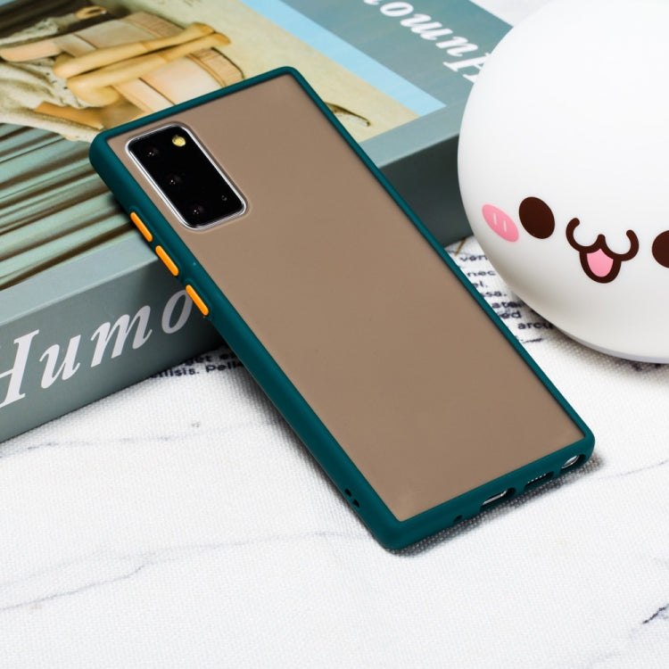 For Samsung Galaxy Note20 Skin Hand Feeling Series Shockproof Frosted PC+ TPU Protective Case