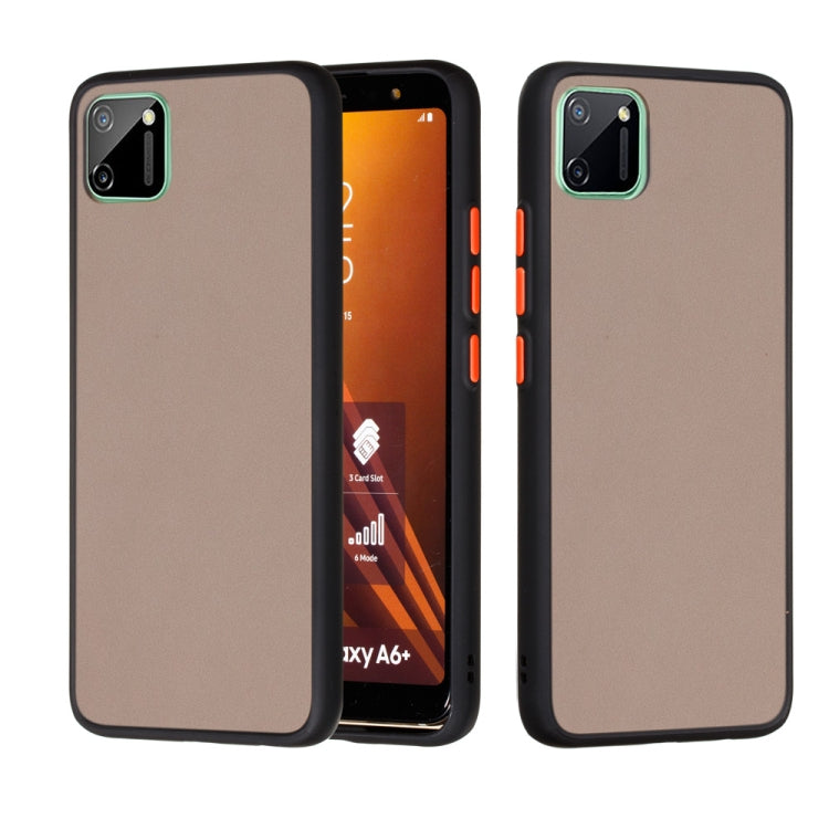 For OPPO Realme C11 Skin Hand Feeling Series Shockproof Frosted PC+ TPU Protective Case