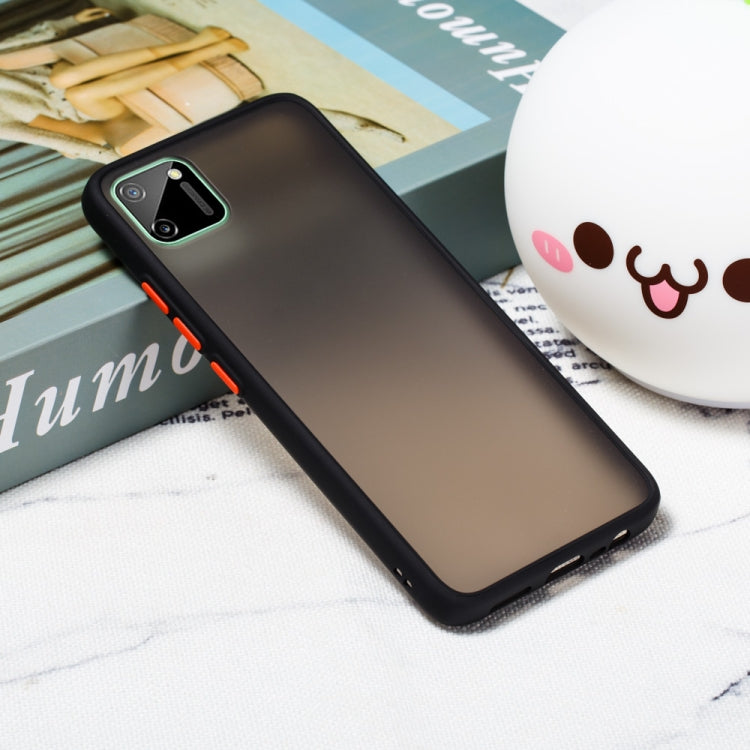 For OPPO Realme C11 Skin Hand Feeling Series Shockproof Frosted PC+ TPU Protective Case