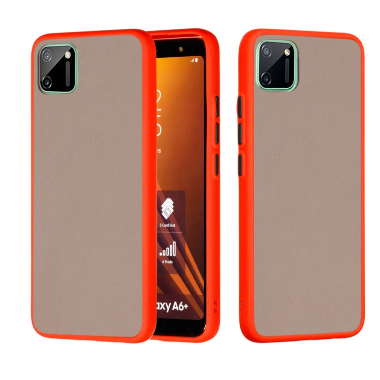 For OPPO Realme C11 Skin Hand Feeling Series Shockproof Frosted PC+ TPU Protective Case