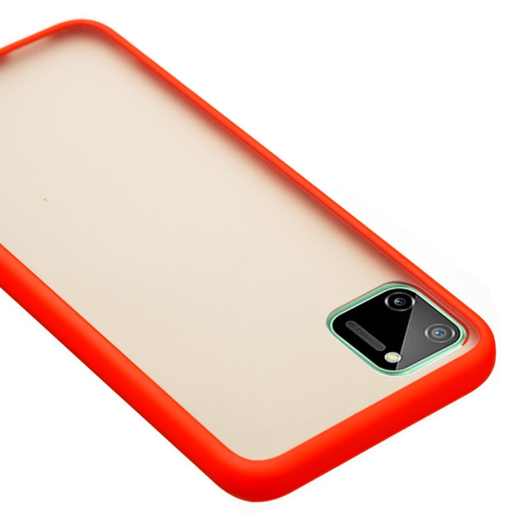 For OPPO Realme C11 Skin Hand Feeling Series Shockproof Frosted PC+ TPU Protective Case