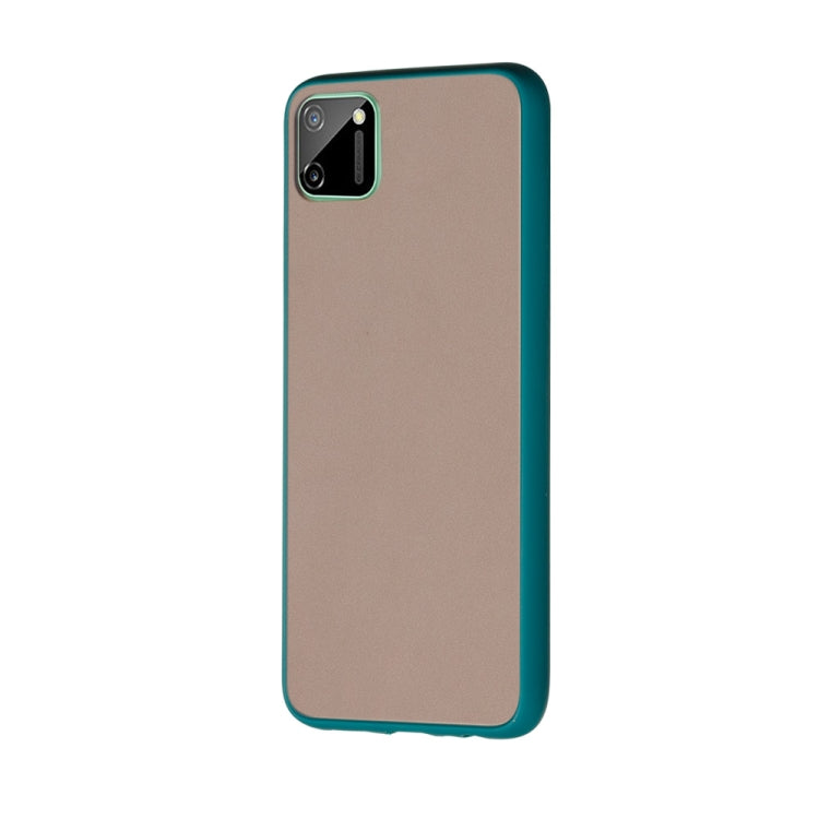 For OPPO Realme C11 Skin Hand Feeling Series Shockproof Frosted PC+ TPU Protective Case