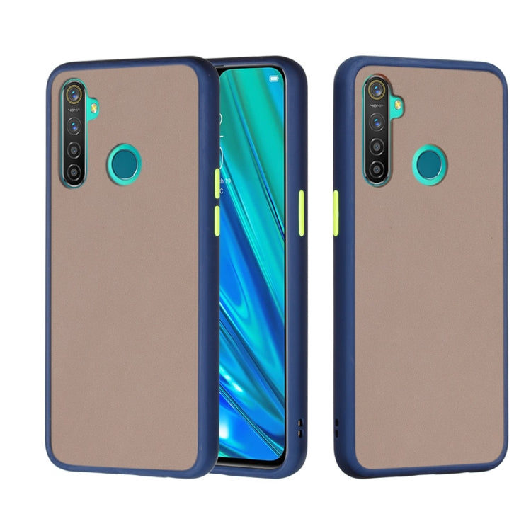 For OPPO Realme 5 Pro Skin Hand Feeling Series Shockproof Frosted PC+ TPU Protective Case