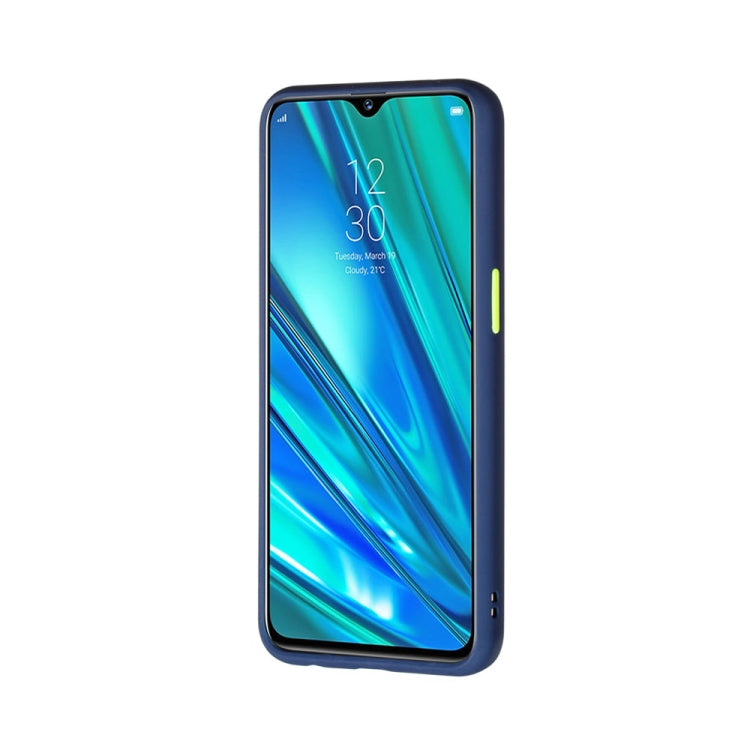 For OPPO Realme 5 Pro Skin Hand Feeling Series Shockproof Frosted PC+ TPU Protective Case