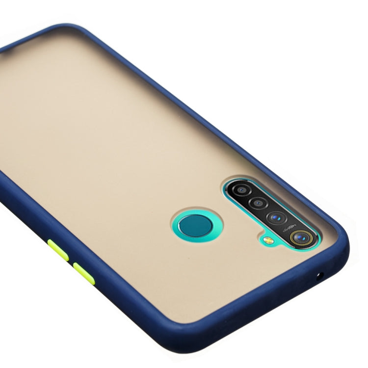 For OPPO Realme 5 Pro Skin Hand Feeling Series Shockproof Frosted PC+ TPU Protective Case