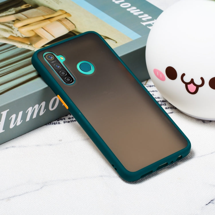 For OPPO Realme 5 Pro Skin Hand Feeling Series Shockproof Frosted PC+ TPU Protective Case