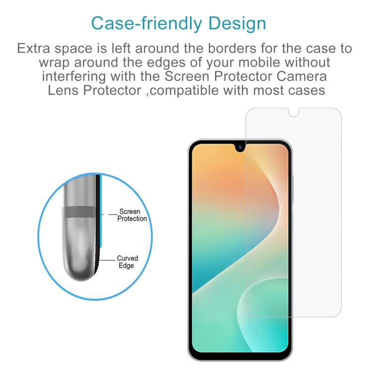 For Samsung Galaxy Jump4 5G 50pcs 0.26mm 9H 2.5D Tempered Glass Film