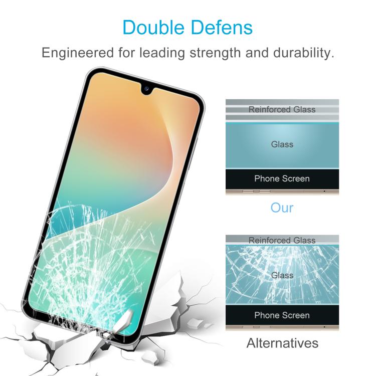 For Samsung Galaxy Jump4 5G 50pcs 0.26mm 9H 2.5D Tempered Glass Film