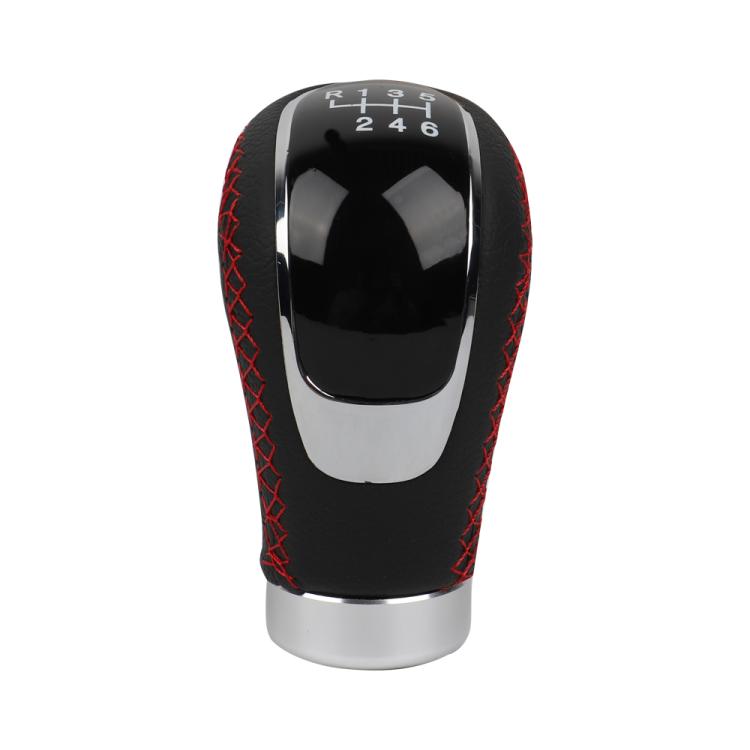 Car Manual Gear Lever Knob Leather Gear Shift Knob, with Hole