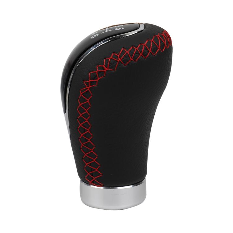 Car Manual Gear Lever Knob Leather Gear Shift Knob, with Hole