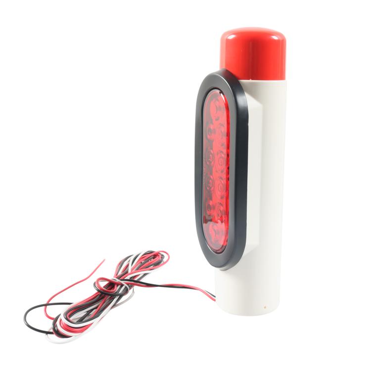 2pcs/Set 10LED Marine Trailer Guide Pipe Light Set - Red Light