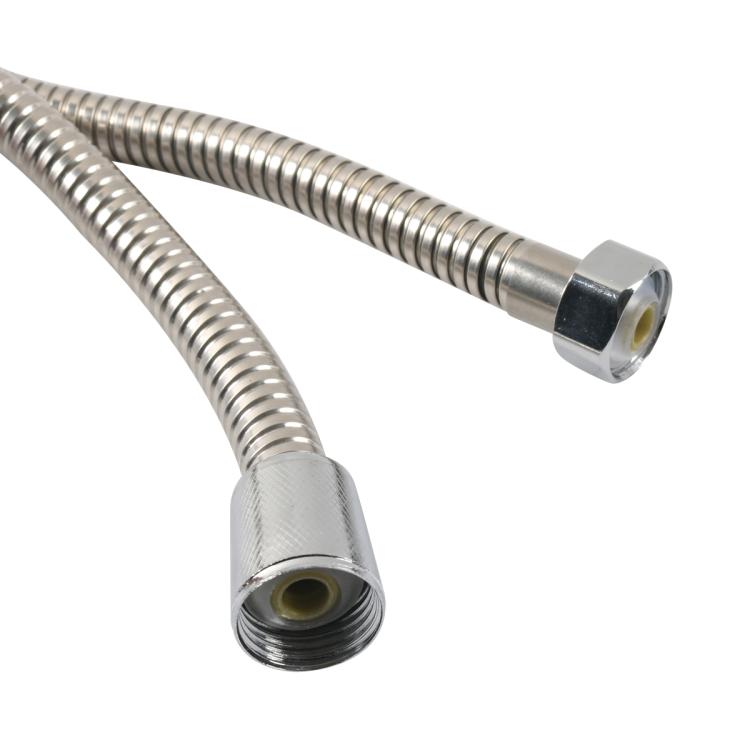RV Square Four Gear Shower Flexible Pipe Spray Kit - Silver