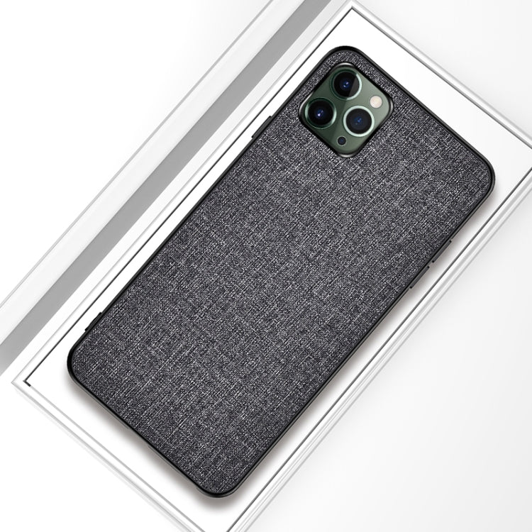 For iPhone 12 / 12 Pro Shockproof Cloth Texture PC+ TPU Protective Case