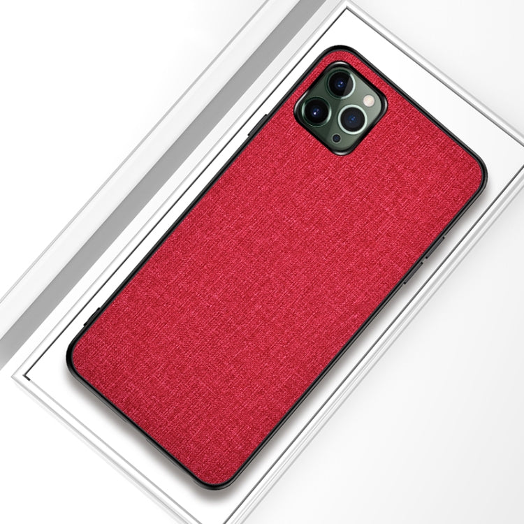 For iPhone 12 / 12 Pro Shockproof Cloth Texture PC+ TPU Protective Case