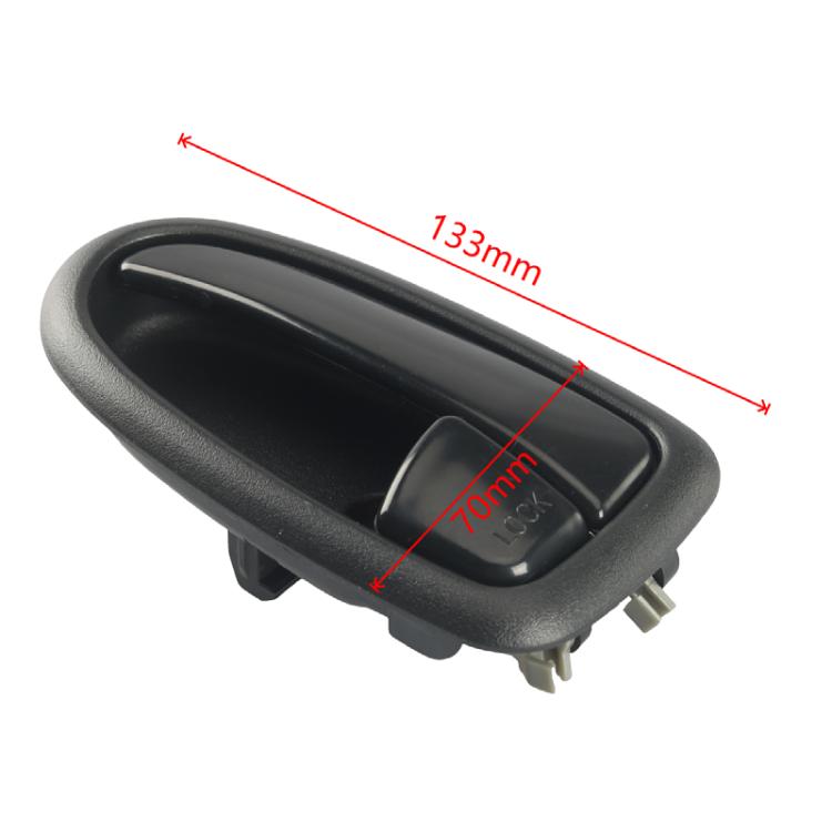 Car Left Door Inside Handle for Hyundai Lavita 2001-2010 / Matrix 2001-2010 82610-17000 - Black