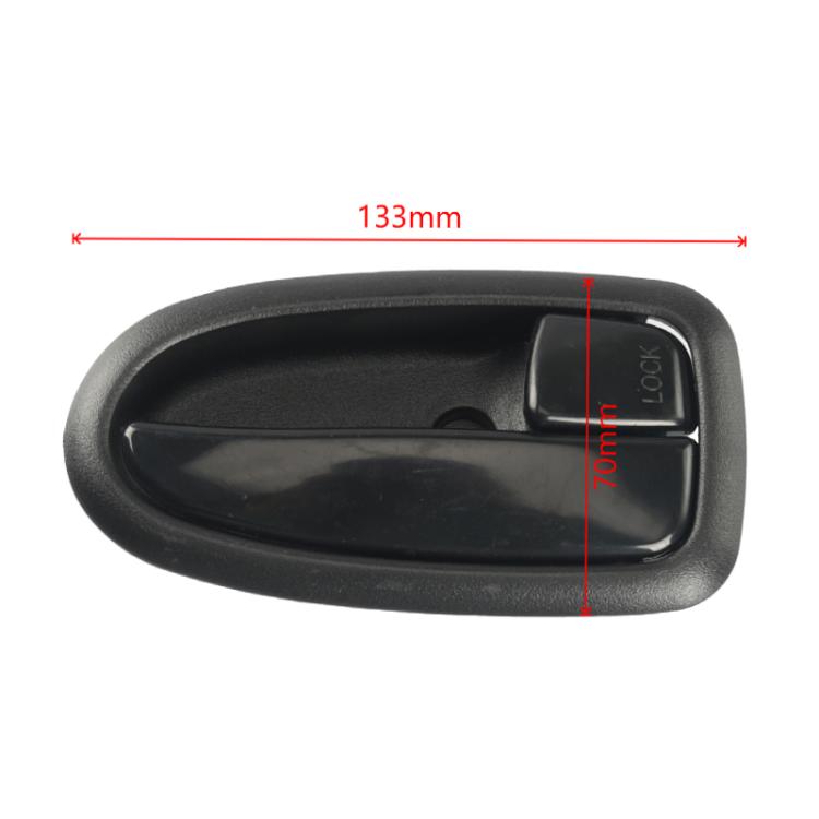 Pair Car Left and Right Door Inside Handle for Hyundai Lavita 2001-2010 / Matrix 2001-2010 82620-17000, 82610-17000 - Black