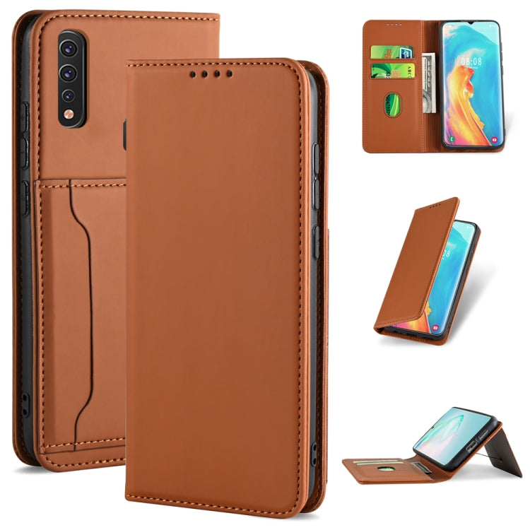 For Samsung Galaxy A81 Strong Magnetism Shockproof Horizontal Flip Liquid Feel Leather Case with Holder & Card Slots & Wallet