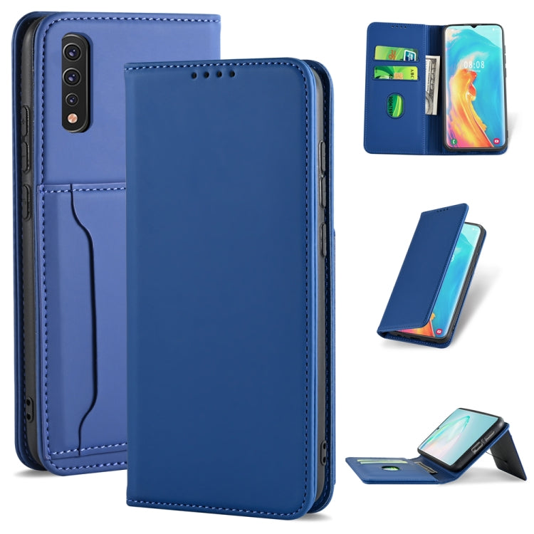 For Samsung Galaxy A81 Strong Magnetism Shockproof Horizontal Flip Liquid Feel Leather Case with Holder & Card Slots & Wallet