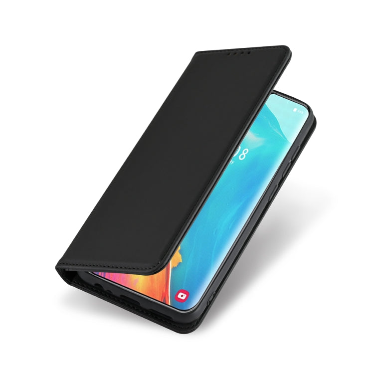 For Samsung Galaxy A81 Strong Magnetism Shockproof Horizontal Flip Liquid Feel Leather Case with Holder & Card Slots & Wallet